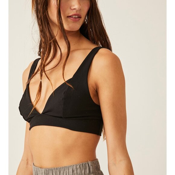 FREE PEOPLE Duo Corset Bralette / Black - Picture 2 of 12